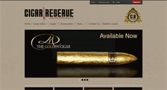 Desktop Screenshot of cigarreserve.com